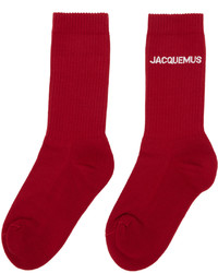 Chaussettes rouges Jacquemus