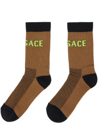 Chaussettes tabac Versace