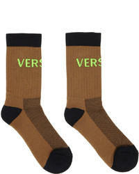 Chaussettes tabac Versace