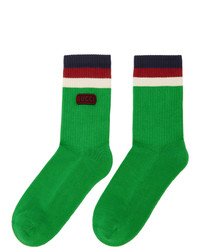 Chaussettes vertes Gucci