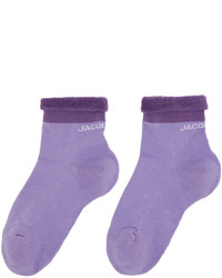 Chaussettes violet clair Jacquemus