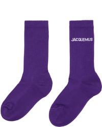 Chaussettes violettes Jacquemus