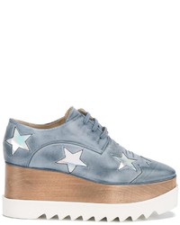 Chaussures à étoiles bleu clair Stella McCartney