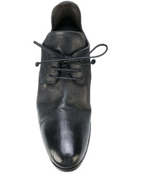 Chaussures à lacet en cuir noires Marsèll