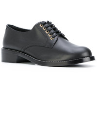 Chaussures à lacet en cuir noires Salvatore Ferragamo