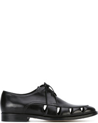 Chaussures à lacet en cuir noires Paul Smith