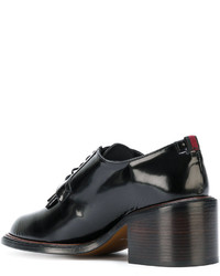 Chaussures à lacet en cuir noires Robert Clergerie