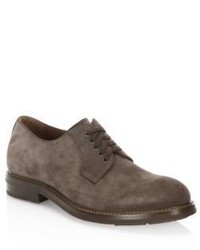 Chaussures à lacet en daim marron