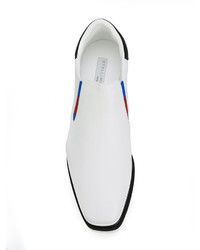 Chaussures à rayures horizontales blanches Stella McCartney