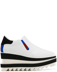 Chaussures à rayures horizontales blanches Stella McCartney