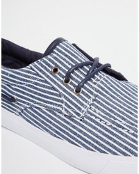 Chaussures bateau bleues Asos