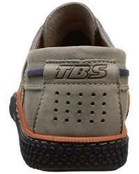 Chaussures bateau grises TBS