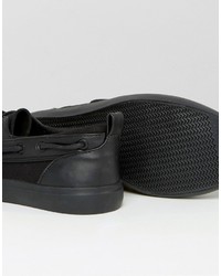 Chaussures bateau noires Asos