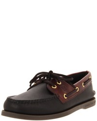 Chaussures bateau noires Sperry Top-Sider