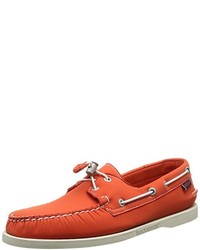 Chaussures bateau orange Sebago