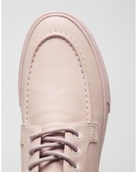 Chaussures bateau roses Asos