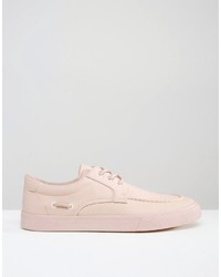 Chaussures bateau roses Asos