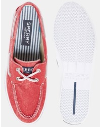 Chaussures bateau rouges Sperry