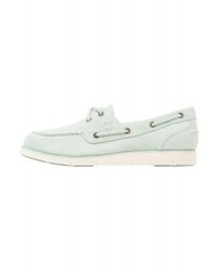 Chaussures bateau vert menthe Timberland
