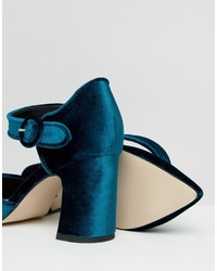 Chaussures bleu marine Asos
