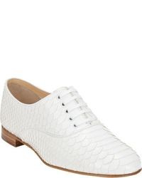 Chaussures brogues blanches