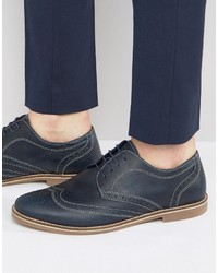 Chaussures brogues bleu marine Red Tape