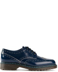 Chaussures brogues bleues