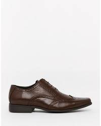 Chaussures brogues bordeaux Asos