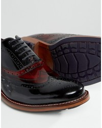 Chaussures brogues bordeaux Ted Baker