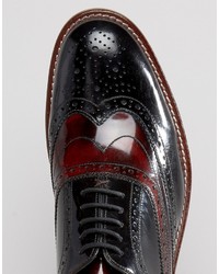 Chaussures brogues bordeaux Ted Baker