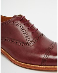 Chaussures brogues bordeaux Grenson