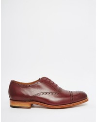 Chaussures brogues bordeaux Grenson