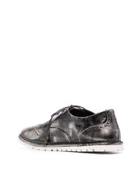 Chaussures brogues en cuir argentées Marsèll