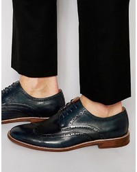 Chaussures brogues en cuir bleu marine Aldo