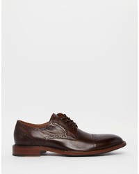 Chaussures brogues en cuir bordeaux Aldo