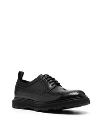 Chaussures brogues en cuir épaisses noires Officine Creative