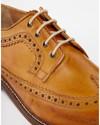 Chaussures brogues en cuir marron clair Ben Sherman