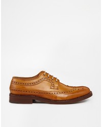 Chaussures brogues en cuir marron clair Ben Sherman