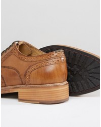 Chaussures brogues en cuir marron clair Ben Sherman