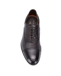 Chaussures brogues en cuir marron foncé Henderson Baracco