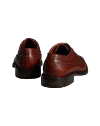 Chaussures brogues en cuir marron foncé Burberry