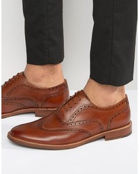 Chaussures brogues en cuir marron Aldo