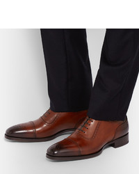 Chaussures brogues en cuir marron Tom Ford