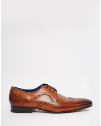 Chaussures brogues en cuir marron Ted Baker