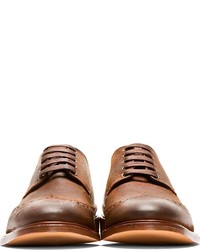 Chaussures brogues en cuir marron Rag and Bone