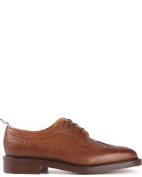 Chaussures brogues en cuir marron Thom Browne