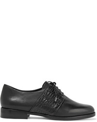 Chaussures brogues en cuir noires Alexandre Birman
