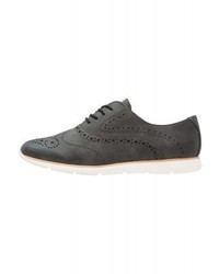 Chaussures brogues en cuir noires Anna Field