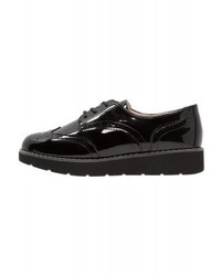 Chaussures brogues en cuir noires Anna Field