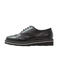 Chaussures brogues en cuir noires Anna Field